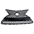 Grille Assembly, Chrome Shell with Painted Dark Gray Insert, Base Model, 6 Cyl., 3.5L Engine