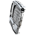 Base Grille Shell and Insert, Chrome CAPA Certified