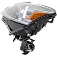 Driver Side Headlight, without Bulb, HID/Xenon, Clear Lens, Base Model, CAPA CERTIFIED