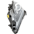 Driver Side Headlight, without Bulb, HID/Xenon, Clear Lens, Base Model, CAPA CERTIFIED