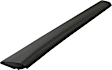 Front, Driver Side Door Molding and Beltlines, Textured Black, With Chrome Molding