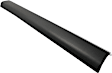 Front, Driver Side Door Molding and Beltlines, Textured Black, With Chrome Molding