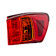 Passenger Side, Outer Tail Light, with Bulb(s), LED, Red Lens, CAPA Certified