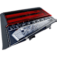 Passenger Side, Inner Tail Light, Without bulb(s), Halogen, Clear and Red Lens, 6 Cyl., 3.5L Engine, CAPA CERTIFIED
