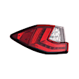 Driver Side, Outer Tail Light, with Bulb, LED, Premium type, 6 Cyl., 3.5L Engine, CAPA CERTIFIED