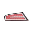 Driver Side Tail Light, with Bulb, Halogen, Clear and Red Lens, CAPA CERTIFIED