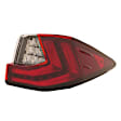 Passenger Side, Outer LED Tail Light, With bulb(s), OE Replacement, CAPA Certified
