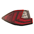 Driver Side, Outer LED Tail Light, With bulb(s), OE Replacement, CAPA Certified