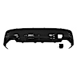 Rear, Lower Painted Black Bumper Cover
