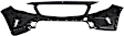 Front Primed Bumper Cover, With Headlight Washer Holes