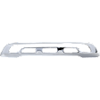 Front, Driver or Passenger Side Bumper Trim, Chrome