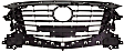 Grille Assembly, Textured Dark Gray Shell and Insert, CAPA CERTIFIED