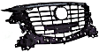 Grille Assembly, Textured Dark Gray Shell and Insert, CAPA CERTIFIED