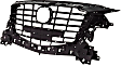 Grille Assembly, Textured Dark Gray Shell and Insert, CAPA CERTIFIED