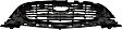 Grille Assembly, Textured Dark Gray Shell and Insert, CAPA CERTIFIED