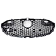Front Grille Assembly, Textured Gray Shell and Insert, Grille, CAPA CERTIFIED