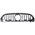 4Matic Sedan Grille Chrome Shell with Silver Black Insert