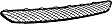 Grille Trim, Center, Gray, Sport Utility, CAPA Certified