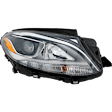 Passenger Side Headlight, with Bulb, Halogen, Clear Lens, CAPA Certified