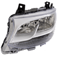 Driver Side Headlight, with Bulb, Halogen, Clear Lens, Base Model, CAPA Certified