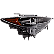 Passenger Side Headlight, with Bulb, LED, Clear Lens, For Models without Adaptive Headlight, CAPA Certified