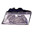 Passenger Side Headlight, without Bulb, Halogen, Clear Lens, CAPA Certified