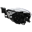 Passenger Side Halogen Headlight, Without bulb(s), OE Replacement,, CAPA Certified