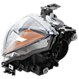 Driver Side Halogen Headlight, Without bulb(s), OE Replacement,, CAPA Certified