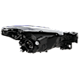 Driver Side Halogen Headlight, Without bulb(s), OE Replacement,, CAPA Certified