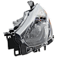 Driver Side Halogen Headlight, Without bulb(s), OE Replacement,, CAPA Certified