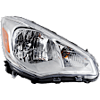 Passenger Side Halogen Headlight, With bulb(s), OE Replacement, CAPA Certified