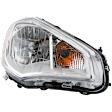 Passenger Side Halogen Headlight, With bulb(s), OE Replacement, CAPA Certified