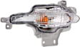 Front, Passenger Side Turn Signal Light, With bulb(s), CAPA Certified