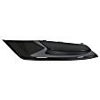 Front, Driver Side Fog Light Cover, Black