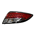 Passenger Side Tail Light, with Bulb, LED, Red Lens, CAPA CERTIFIED