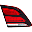 Driver Side, Inner Tail Light, With bulb(s), Halogen, Clear and Red Lens, CAPA CERTIFIED