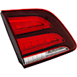 Driver Side, Inner Tail Light, With bulb(s), Halogen, Clear and Red Lens, CAPA CERTIFIED