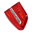Passenger Side, Inner Tail Light, with Bulb, LED, Clear and Red Lens, 4 Cyl., 2.0L Engine, CAPA CERTIFIED