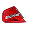 Driver Side, Inner Tail Light, With bulb(s), LED, Clear and Red Lens, 4 Cyl., 2.0L Engine, CAPA CERTIFIED