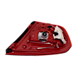 Driver Side, Inner Tail Light, With bulb(s), LED, Clear and Red Lens, 4 Cyl., 2.0L Engine, CAPA CERTIFIED
