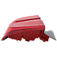 Driver Side, Outer Tail Light, with Bulb, LED, Clear and Red Lens