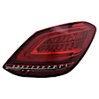 Passenger Side Tail Light, with Bulb, LED, Clear and Red Lens, CAPA CERTIFIED