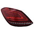 Driver Side Tail Light, with Bulb, LED, Clear and Red Lens, CAPA CERTIFIED