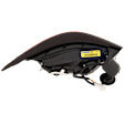 Passenger Side Tail Light, with Bulb, LED, Hatchback, For Models Without Signature Light