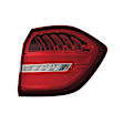 Passenger Side, Outer Tail Light, with Bulb, Halogen, Clear Lens, CAPA CERTIFIED