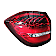 Driver Side, Outer Tail Light, with Bulb, Halogen, Clear Lens, CAPA CERTIFIED