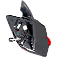 Passenger Side, Outer LED Tail Light, With bulb(s), Clear & Red Lens, CAPA Certified