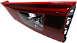 Passenger Side, Inner Tail Light, with Bulb, LED, Clear Lens