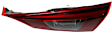Passenger Side, Inner Tail Light, with Bulb, LED, Clear Lens