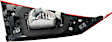 Passenger Side, Inner Tail Light, with Bulb, LED, Clear Lens